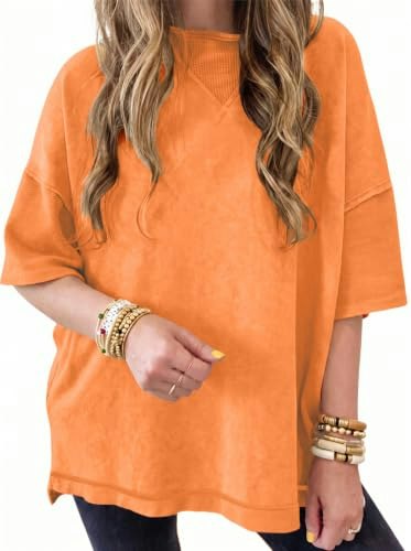 KevaMolly Women's Mineral Wash Oversized T-Shirt: $28.04