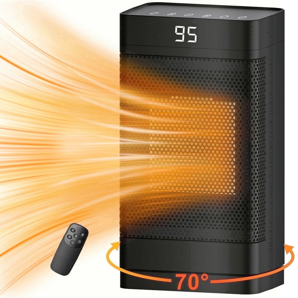 Atupen 1,500W PTC Portable Electric Space Heater: $39.89