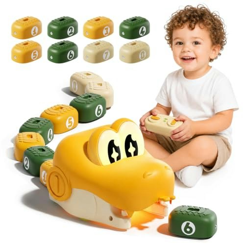 RC Snake Toy and 8-Piece Magnetic Rail Train Set: $21.24 RC Snake Toy and 8-Piece Magnetic Rail Train Set: $21.24