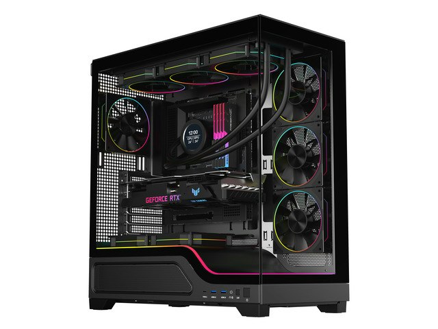 DIYPC IDX5-BK-ARGB ATX Gaming Computer Case: $79.99