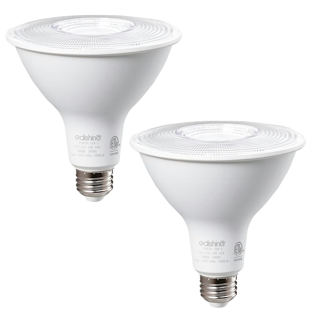 Edishine PAR38 Dimmable LED Flood Light Bulb 2-Pack: $13.16 Edishine PAR38 Dimmable LED Flood Light Bulb 2-Pack: $13.16