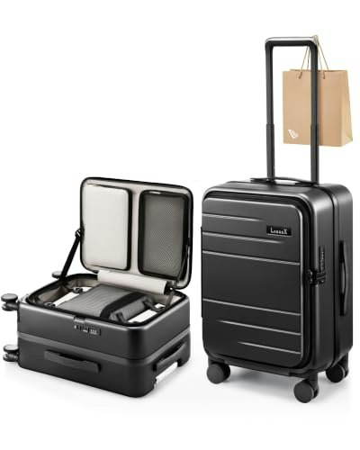 Luggex 20-Inch Top Opening Carry-On Luggage: $113.04