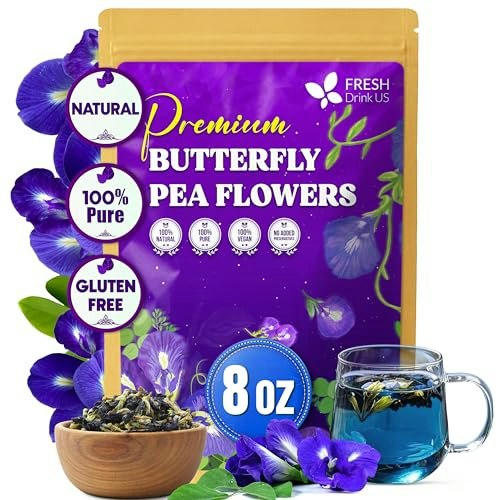 FreshDrinkUS Butterfly Pea Flowers 8-oz.: $8.34
