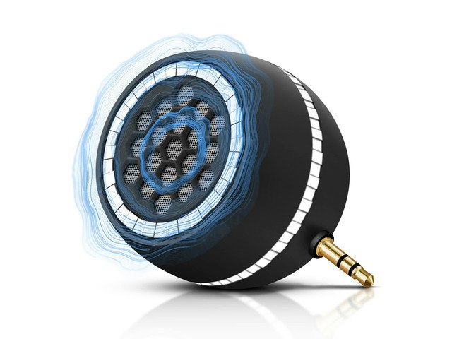 3W Mini Portable AUX Speaker: $22.49