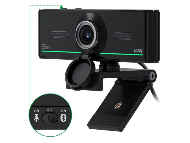 Gsou 1080p Webcam with Microphone: $79.59 Gsou 1080p Webcam with Microphone: $79.59