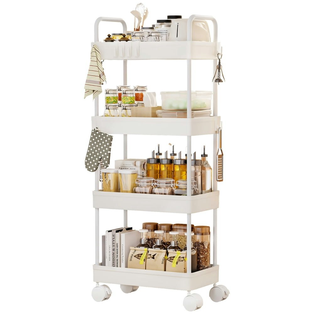 Enogets 4-Tier Rolling Utility Cart: $22.79 Enogets 4-Tier Rolling Utility Cart: $22.79