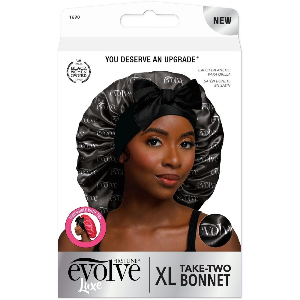 Evolve Products XL Satin Wide-Edge Hair Bonnet: $12.99 Evolve Products XL Satin Wide-Edge Hair Bonnet: $12.99