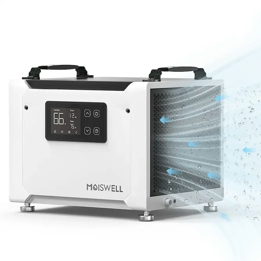 Moiswell 70-Pint Commercial Dehumidifier: $299 Moiswell 70-Pint Commercial Dehumidifier: $299