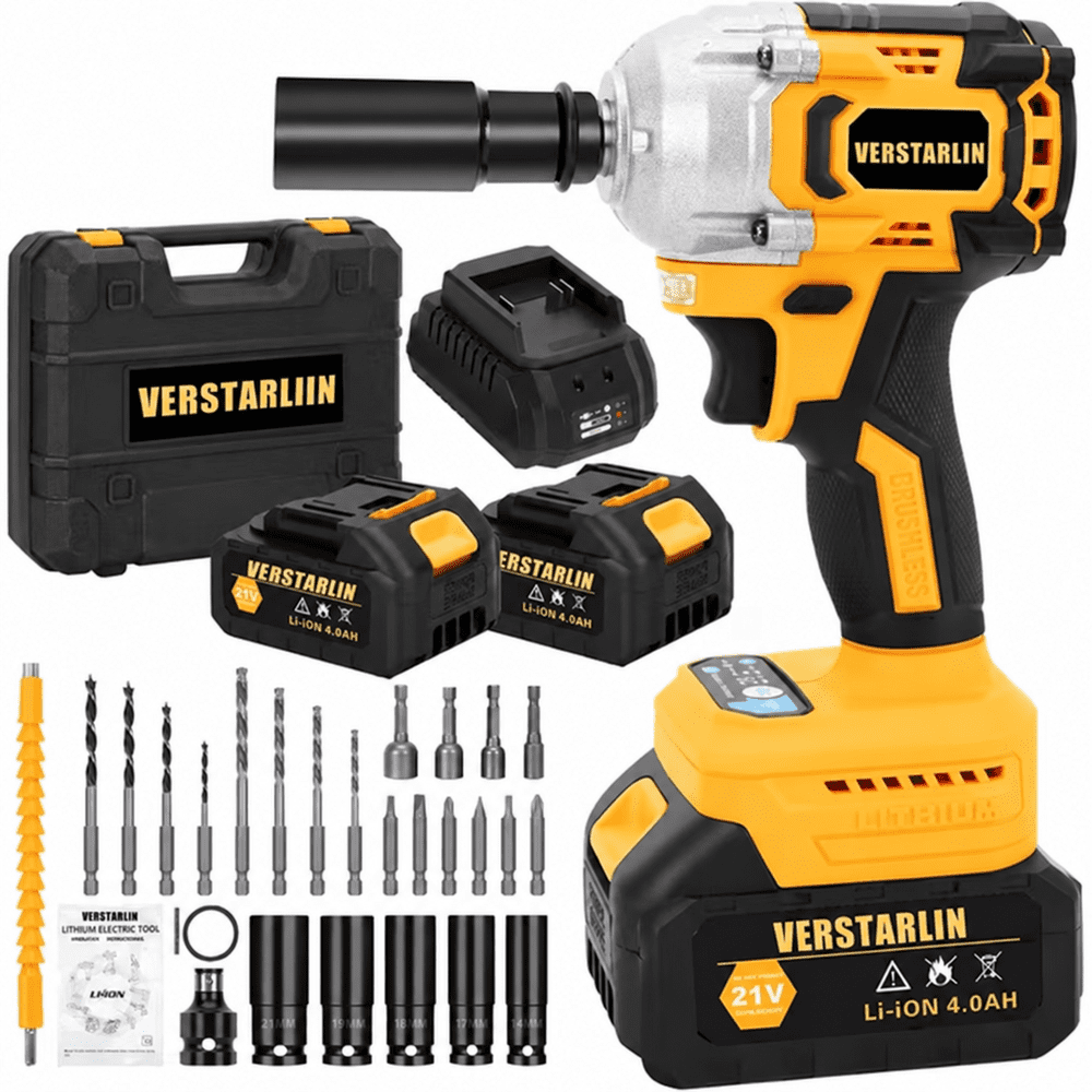 21V Brushless 1/2-Inch 740 ft-lb Cordless Impact Wrench Kit: $54.99 21V Brushless 1/2-Inch 740 ft-lb Cordless Impact Wrench Kit: $54.99