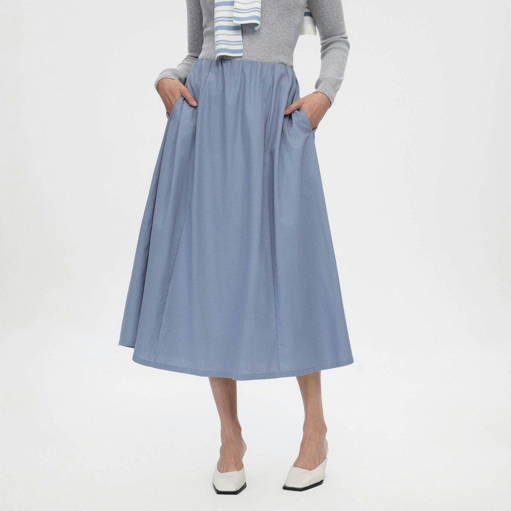 A New Day Women's Mid-Rise Midi A-Line Skirt: $38