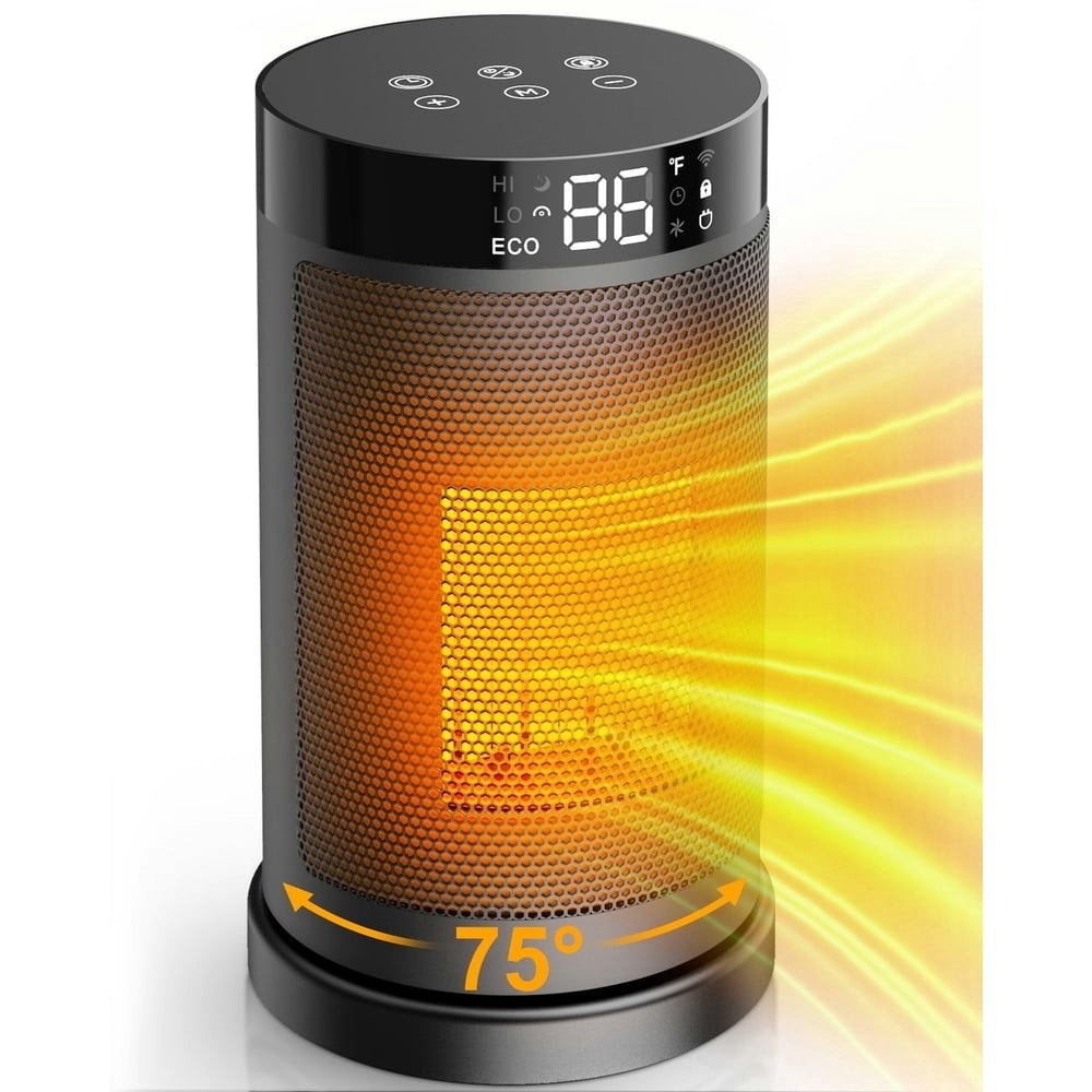 Freshdew 1,500W PTC Ceramic Oscillating Space Heater: $53.89 Freshdew 1,500W PTC Ceramic Oscillating Space Heater: $53.89
