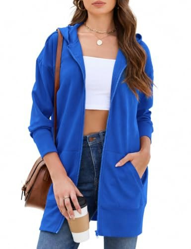Quenteen Women's Zip-Up Hoodie: $25.49