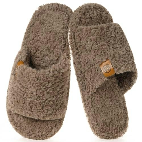 Dokela Kids' Fuzzy Open Toe Slippers: $15.19 Dokela Kids' Fuzzy Open Toe Slippers: $15.19