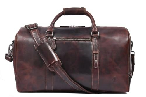 Aaron Leather Goods Travel Duffel Bag: $135.99 Aaron Leather Goods Travel Duffel Bag: $135.99