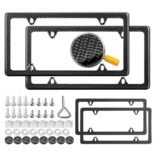 DCRCFiber Carbon Fiber License Plate Frame 2-Pack: $52.69 DCRCFiber Carbon Fiber License Plate Frame 2-Pack: $52.69