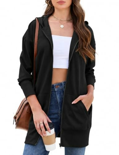Long Zip-Up Sweatshirt Hoodie Dress: $28.04 Long Zip-Up Sweatshirt Hoodie Dress: $28.04