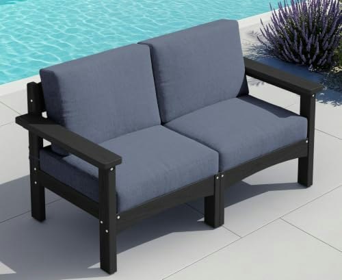Serwall HDPE 2-Piece Patio Loveseat with Cushions: $209.94 Serwall HDPE 2-Piece Patio Loveseat with Cushions: $209.94
