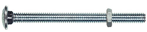 Hillman Zinc-Plated #10-24 2-Inch Carriage Bolts with Nuts 15-Pack: $6.21