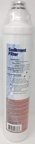 Pura 41407001 Quick Change Sediment Filter Replacement Cartridge: $21