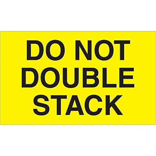 Tape Logic 3" x 5" Do Not Double Stack Warning Label 500-Count Roll: $37.67 Tape Logic 3" x 5" Do Not Double Stack Warning Label 500-Count Roll: $37.67