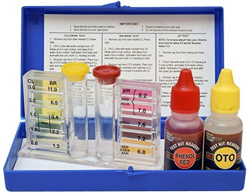 Blue Devil 3-Way OTO Chlorine Bromine and pH Test Kit: $14.99
