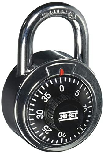 NU-SET 2-Inch Laminated Steel Combination Padlock: $7.19