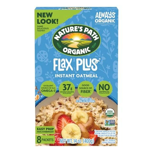 Nature's Path Organic Flax Plus Instant Oatmeal 14oz: $3.77