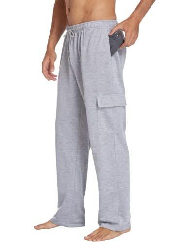 Deyeek Men's Cargo Sweatpants: $12.99