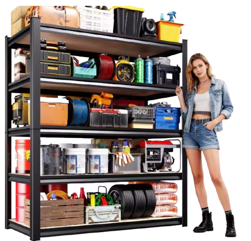 71" x 46" 2,050-lbs. Garage Shelving Unit: $84