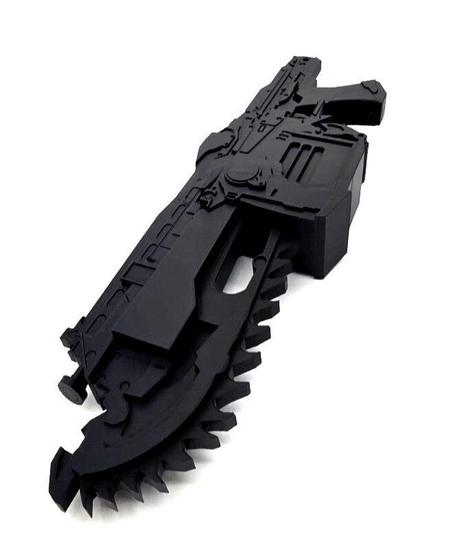 Replica Gears of War Lancer 3D Printed Prop Gun: $50 Replica Gears of War Lancer 3D Printed Prop Gun: $50