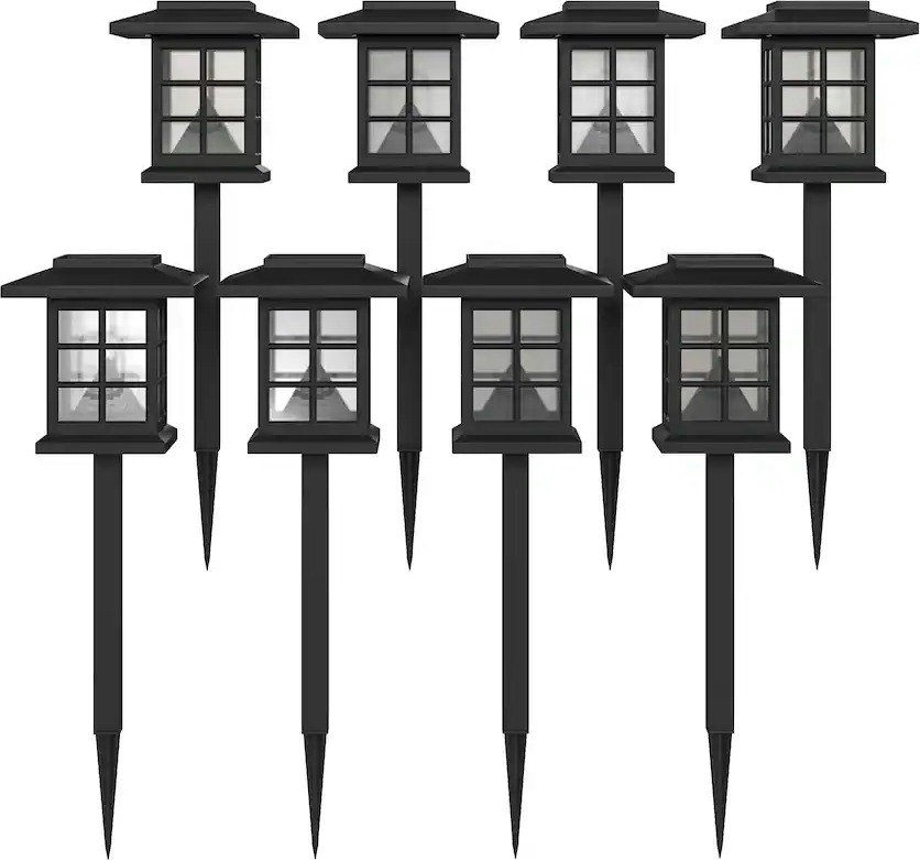 Emma + Oliver LED Solar Lantern Light 8-Pack: $19