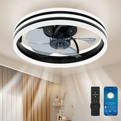Ralbay 16" Dimmable LED Fandelier for $56 + free shipping