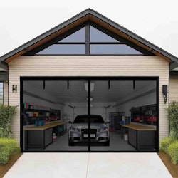 9x9-Foot Magnetic Garage Door Screen Mesh for $47 + free shipping