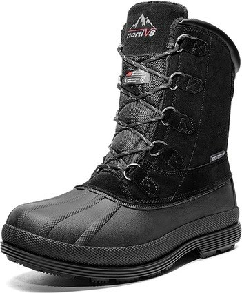 Nortiv8 Men's Waterproof Winter Snow Boots: $47