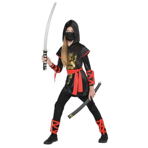 Kids' Dragon Ninja Costume Set Medium: $12.99