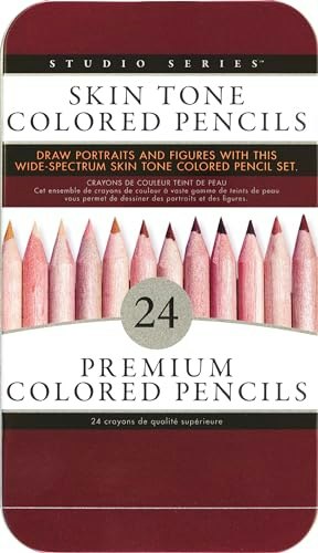 Skin Tone Colored Pencils 24-Pack: $10.95 Skin Tone Colored Pencils 24-Pack: $10.95