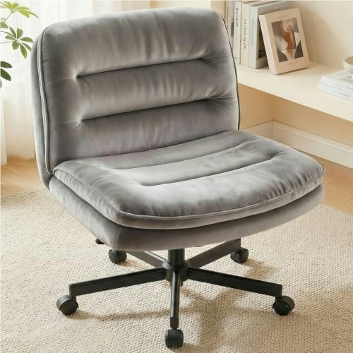 Comhoma Criss Cross Armless Office Chair: $79.14