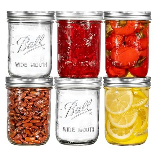 Ball 16-oz. Wide Mouth Mason Jars 6-Pack: $26.99 Ball 16-oz. Wide Mouth Mason Jars 6-Pack: $26.99