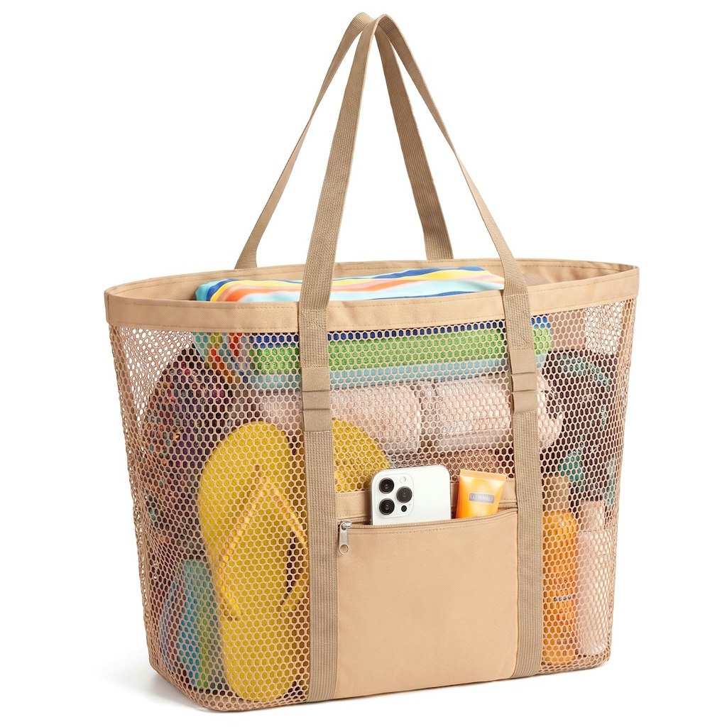 Women's Mesh Beach Bag: $6.99 Women's Mesh Beach Bag: $6.99