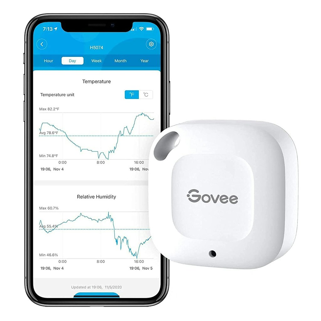 Govee H5074 Bluetooth Thermometer & Hygrometer: $13