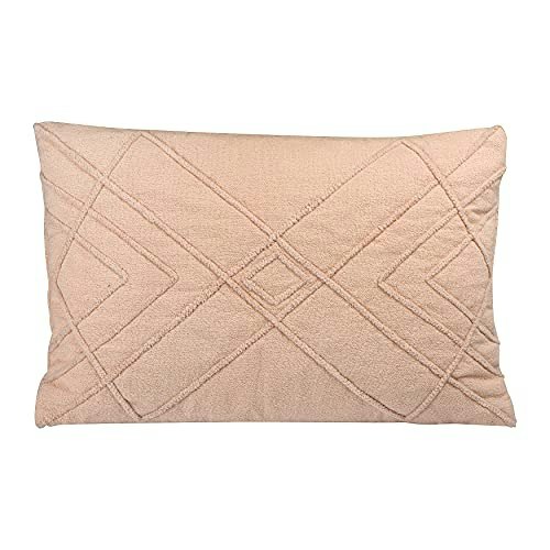 Main + Mesa Embroidered Cotton Geometric Lumbar Pillow: $9.53