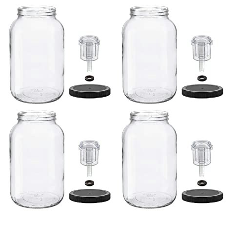 North Mountain Supply 1-Gallon Wide Mouth Glass Fermenting Jar 4-Pack: $43.99 North Mountain Supply 1-Gallon Wide Mouth Glass Fermenting Jar 4-Pack: $43.99