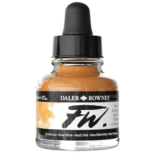 FW Acrylic Artists Ink 1-oz Peach Pink: $14.19