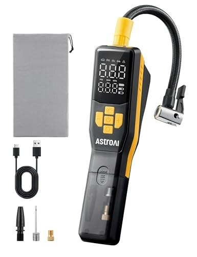 AstroAI 150-PSI Portable Electric Bike Pump: $13.49