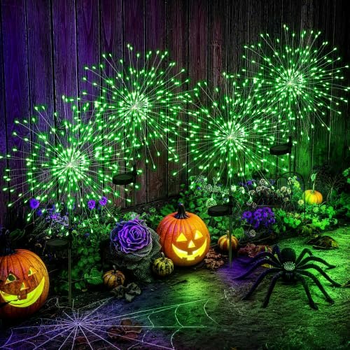 Pevoros Solar Halloween Firework Garden Lights 4-Pack: $12.99 Pevoros Solar Halloween Firework Garden Lights 4-Pack: $12.99
