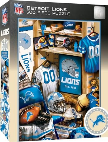 MasterPieces Detroit Lions 500-Piece Jigsaw Puzzle: $17.99