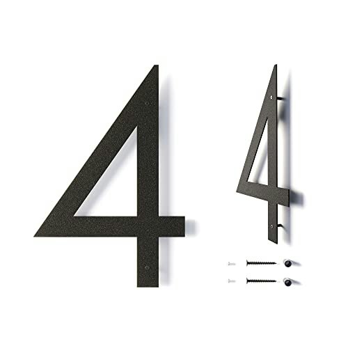 12-Inch Modern Floating House Number: $17.99
