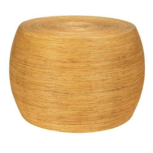Creative Co-Op Round Bamboo Rattan Coffee Table: $118.92 Creative Co-Op Round Bamboo Rattan Coffee Table: $118.92