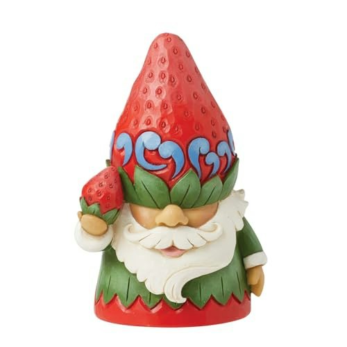 Enesco Jim Shore Heartwood Creek Strawberry Hat Gnome Figurine: $14.71