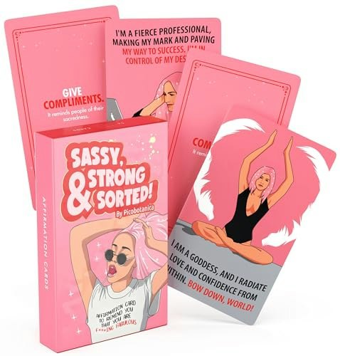 Sassy, Strong & Sorted! Sweary Affirmation Cards for Women: $15.32 Sassy, Strong & Sorted! Sweary Affirmation Cards for Women: $15.32